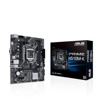 Материнcька плата ASUS PRIME H510M-K s1200 H510 2xDDR4 M.2 HDMI D-Sub mATX - фото 1 Материнcька плата ASUS PRIME H510M-K s1200 H510 2xDDR4 M.2 HDMI D-Sub mATX - фото 1