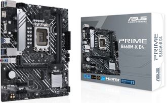 Материнcька плата ASUS PRIME B660M-K D4 s1700 B660 2xDDR4 M.2 HDMI D-Sub mATX - фото 1 Материнcька плата ASUS PRIME B660M-K D4 s1700 B660 2xDDR4 M.2 HDMI D-Sub mATX - фото 1