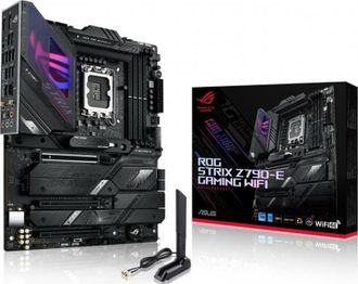 Материнcька плата ASUS ROG STRIX Z790-E GAMING WIFI s1700 Z790 4xDDR5 M.2 HDMI DP Wi-Fi BT ATX - фото 1