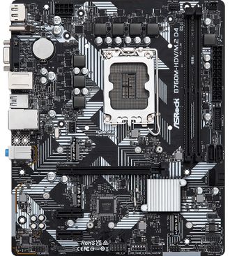 Материнская плата ASRock B760M-HDV/M.2 D4 - фото 2