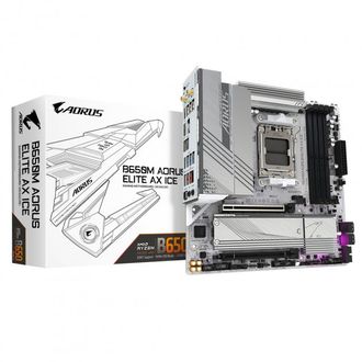 Материнская плата Gigabyte B650M Aorus Elite AX Ice Socket AM5 - фото 1