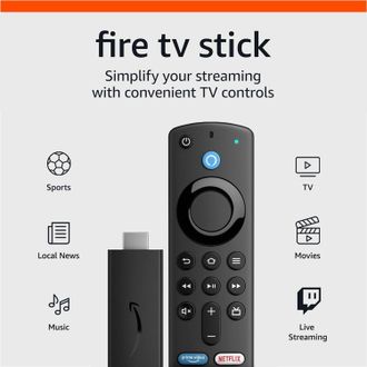 Медиаплеер Amazon Fire TV Stick (3rd Gen) - фото 2 Медиаплеер Amazon Fire TV Stick (3rd Gen) - фото 2