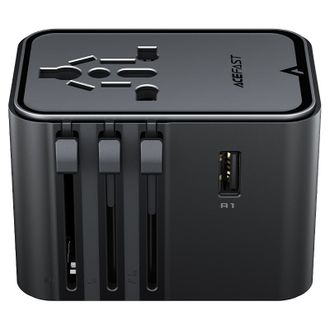 Сетевое зарядное устройство Acefast Z8 Gan 3xUSB (3xUSB-C + 2xUSB-2500W+PD45W) (black) - фото 2 Сетевое зарядное устройство Acefast Z8 Gan 3xUSB (3xUSB-C + 2xUSB-2500W+PD45W) (black) - фото 2