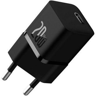 Сетевое зарядное устройство Baseus GaN5 1C 20W Black (CCGN050101) - фото 1