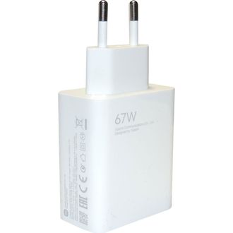 Сетевое зарядное устройство Xiaomi 67W HyperCharge Combo (Type-A) White (BHR9465EU) - фото 3 Сетевое зарядное устройство Xiaomi 67W HyperCharge Combo (Type-A) White (BHR9465EU) - фото 3