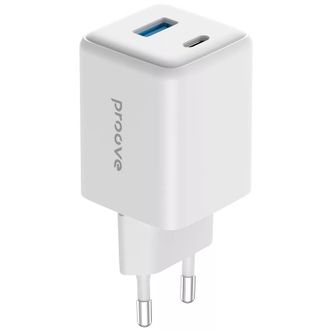Сетевое зарядное устройство Proove Pocket GaN 45W (Type-C + USB) (white) (WCPG45110002) - фото 1 Сетевое зарядное устройство Proove Pocket GaN 45W (Type-C + USB) (white) (WCPG45110002) - фото 1