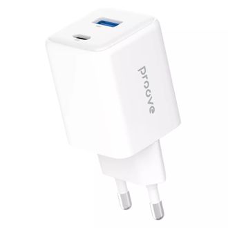 Сетевое зарядное устройство Proove Pocket GaN 45W (Type-C + USB) (white) (WCPG45110002) - фото 2 Сетевое зарядное устройство Proove Pocket GaN 45W (Type-C + USB) (white) (WCPG45110002) - фото 2