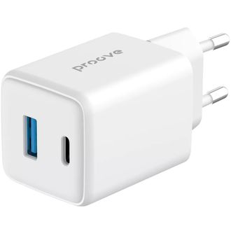 Сетевое зарядное устройство Proove Pocket GaN 45W (Type-C + USB) (white) (WCPG45110002) - фото 4 Сетевое зарядное устройство Proove Pocket GaN 45W (Type-C + USB) (white) (WCPG45110002) - фото 4
