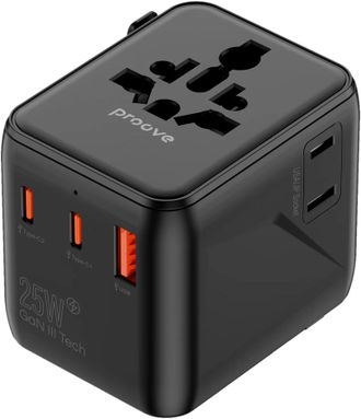 Сетевое зарядное устройство Proove Trip 25W black (TATL25310001) - фото 1