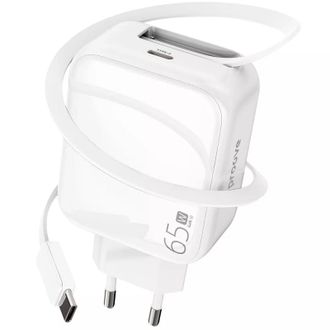 Сетевое зарядное устройство Proove Fixtape GaN 65W (Type-C) (white) (WCFP65010202) - фото 1 Сетевое зарядное устройство Proove Fixtape GaN 65W (Type-C) (white) (WCFP65010202) - фото 1