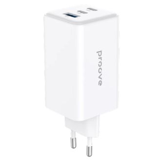 Сетевое зарядное устройство Proove Pocket GaN Max 100W (2Type-C + USB) (white) (WCPG10012202) - фото 1 Сетевое зарядное устройство Proove Pocket GaN Max 100W (2Type-C + USB) (white) (WCPG10012202) - фото 1