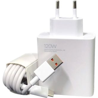 Сетевое зарядное устройство Xiaomi 120W HyperCharge White (BHR9462EU) (EU) - фото 3 Сетевое зарядное устройство Xiaomi 120W HyperCharge White (BHR9462EU) (EU) - фото 3