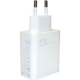 Мережевий зарядний пристрій Xiaomi 67W HyperCharge Combo White Type-C cable (BHR9465EU) (EU) - фото 3