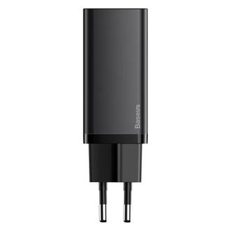 Мережевий зарядний пристрій Baseus GaN2 USB + Type-C 65W Black (CCGAN2L-B01) - фото 2