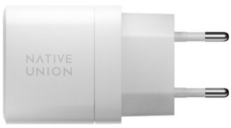 Мережевий зарядний пристрій Native Union Fast GaN Charger PD 35W Dual USB-C Port White (FAST-PD35-WHT-EU) - фото 3