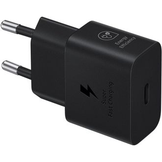 Сетевое зарядное устройство Samsung 25W Power Adapter (w C to C Cable) Black (EP-T2510XBE) - фото 2
