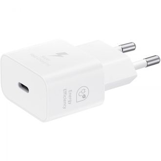 Сетевое зарядное устройство Samsung 25W Power Adapter (w C to C Cable) White (EP-T2510XWE) - фото 3 Сетевое зарядное устройство Samsung 25W Power Adapter (w C to C Cable) White (EP-T2510XWE) - фото 3