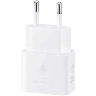 Сетевое зарядное устройство Samsung 25W Power Adapter (w/o cable) White (EP-T2510NWE) - фото 1 Сетевое зарядное устройство Samsung 25W Power Adapter (w/o cable) White (EP-T2510NWE) - фото 1