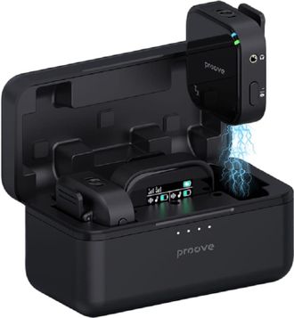 Беспроводной петличный микрофон Proove Studio Black (PSWM15000201) - фото 1 Беспроводной петличный микрофон Proove Studio Black (PSWM15000201) - фото 1