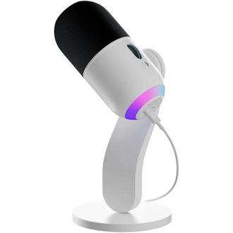 Мікрофон Logitech Yeti GX Dynamic RGB Gaming Mic with Lightsync Off White (988-000576) - фото 3 Мікрофон Logitech Yeti GX Dynamic RGB Gaming Mic with Lightsync Off White (988-000576) - фото 3