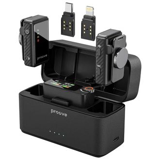 Беспроводной петличный микрофон Proove Forum Pro black (PFWM00000201) - фото 2 Беспроводной петличный микрофон Proove Forum Pro black (PFWM00000201) - фото 2