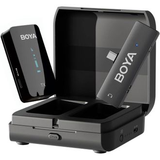 Микрофонная радиосистема для iPhone BOYA BY-XM6-K5 - фото 1 Микрофонная радиосистема для iPhone BOYA BY-XM6-K5 - фото 1