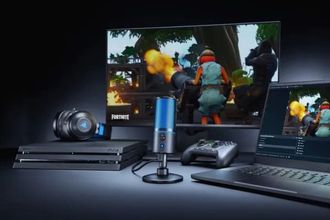 Мікрофон Razer Seiren X PS4 Black (RZ19-02290200-R3G1) - фото 4 Мікрофон Razer Seiren X PS4 Black (RZ19-02290200-R3G1) - фото 4