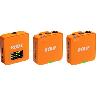 Микрофонная радиосистема для камеры, для смартфона Rode Wireless GO Gen 3 Orange - фото 1