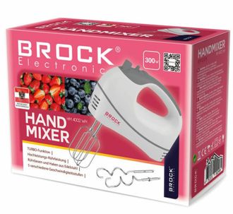 Миксер BROCK HM 4002 WH - фото 2 Миксер BROCK HM 4002 WH - фото 2