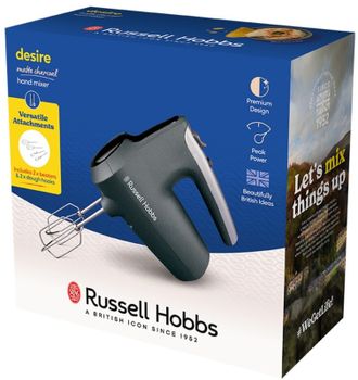 Міксер Russell Hobbs 27151-56 Matte Charcoal Hand Mixer Europe - фото 5 Міксер Russell Hobbs 27151-56 Matte Charcoal Hand Mixer Europe - фото 5