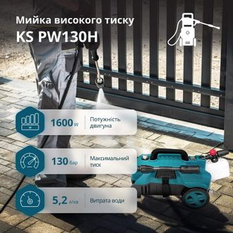 Мінімийка високого тиску Konner&Sohnen KSPW130H - фото 4