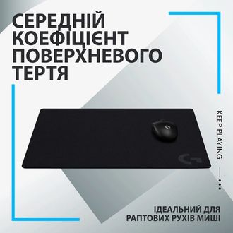 Коврик для мыши Logitech G640 Black (943-000799) - фото 2 Коврик для мыши Logitech G640 Black (943-000799) - фото 2