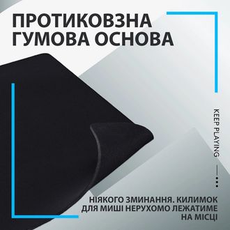 Коврик для мыши Logitech G640 Black (943-000799) - фото 3 Коврик для мыши Logitech G640 Black (943-000799) - фото 3