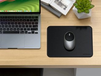 Килимок для миші Satechi Vegan Leather Premium Mouse Pad Black (ST-LMPK) - фото 3
