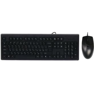 Комплект (клавиатура, мышь) A4Tech KR-8372S Black - фото 1 Комплект (клавиатура, мышь) A4Tech KR-8372S Black - фото 1