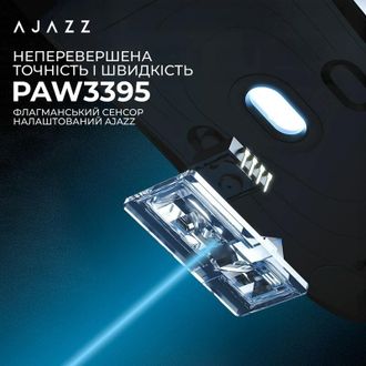 Мышка Ajazz AJ159PRO -3 Mod-White-3395-8K Charging Dock (AJ159-PRO-W) - фото 2
