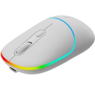 Мышка Canyon MW-22 Dual Band RGB Wireless Snow White (CNS-CMSW22SW) - фото 3 Мышка Canyon MW-22 Dual Band RGB Wireless Snow White (CNS-CMSW22SW) - фото 3