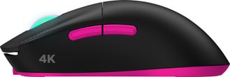 Мышь HATOR Quasar 2 ULTRA 4K wireless (HTM570BP) black/pink - фото 3