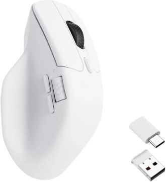 Мышка Keychron M6 BT/WL/USB-A/USB-C, White (M6-A3) - фото 3