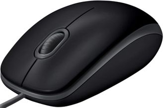 Mышка Logitech B110 Optical USB Mouse (910-005508) - фото 2 Mышка Logitech B110 Optical USB Mouse (910-005508) - фото 2