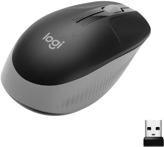 Мишка Logitech M190 Mid Grey (910-005906) - фото 2 Мишка Logitech M190 Mid Grey (910-005906) - фото 2
