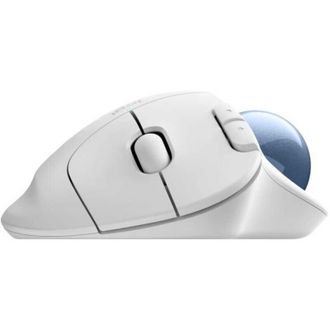Мышка Logitech Ergo M575S Off-White + Blue Ball (910-007030) - фото 2 Мышка Logitech Ergo M575S Off-White + Blue Ball (910-007030) - фото 2
