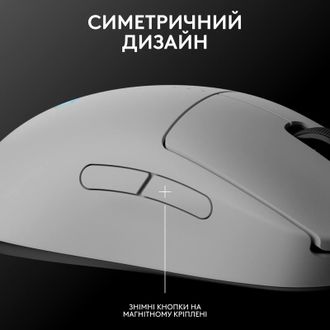 Мышка Logitech PRO 2 Lightspeed White (910-007302) - фото 2 Мышка Logitech PRO 2 Lightspeed White (910-007302) - фото 2