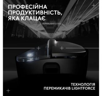 Мышка Logitech Pro X Superlight 2 Dex Black (910-007357) - фото 2 Мышка Logitech Pro X Superlight 2 Dex Black (910-007357) - фото 2