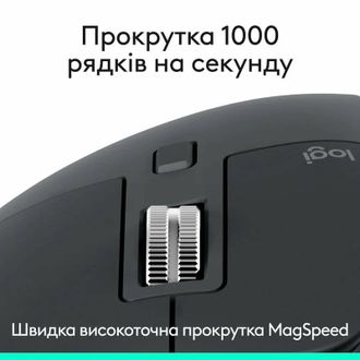 Мишка Logitech MX Master 3S Performance Graphite (910-007501) - фото 2 Мишка Logitech MX Master 3S Performance Graphite (910-007501) - фото 2