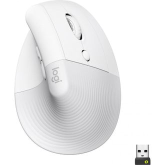 Мышь Logitech Lift Vertical Ergonomic Mouse Off-White (910-006475) - фото 1 Мышь Logitech Lift Vertical Ergonomic Mouse Off-White (910-006475) - фото 1