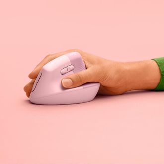 Миша Logitech Lift Vertical Ergonomic Mouse Rose (910-006478) - фото 2 Миша Logitech Lift Vertical Ergonomic Mouse Rose (910-006478) - фото 2