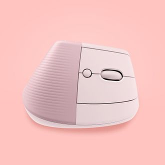 Миша Logitech Lift Vertical Ergonomic Mouse Rose (910-006478) - фото 3 Миша Logitech Lift Vertical Ergonomic Mouse Rose (910-006478) - фото 3