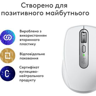 Мышь Logitech MX Anywhere 3S for Mac Pale Grey (910-006946) - фото 2