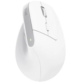 Мишка Trust Bayo+ Multidevice Ergonomic, BT/WL/USB-A, White (25399) - фото 1 Мишка Trust Bayo+ Multidevice Ergonomic, BT/WL/USB-A, White (25399) - фото 1